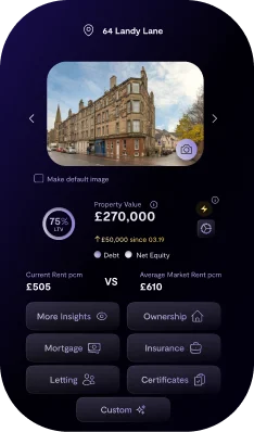 Screenshot of Propell portfolio dashboard on mobile