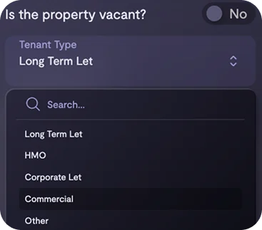Illustration of a commercial tenant type